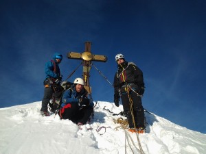 Tomáš Petreček (vpravo) na vrcholu Grossglockneru.